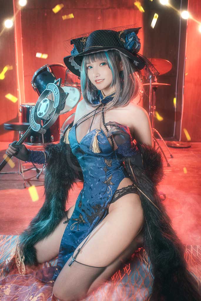 Coser@仙九Airi Vol.15 柴郡旗袍-倩图社