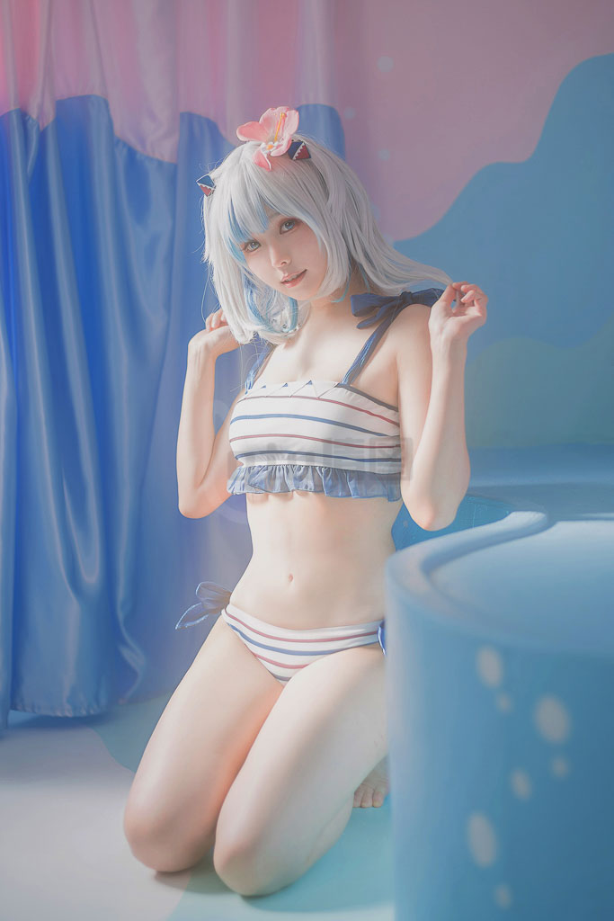 Coser@ElyEE子 Vol.126 Gawr Gura Swimsuit&自拍-倩图社