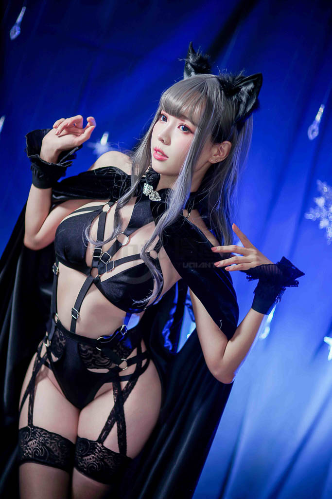 Coser@ElyEE子 Vol.51 灰太狼-黑丝带-倩图社