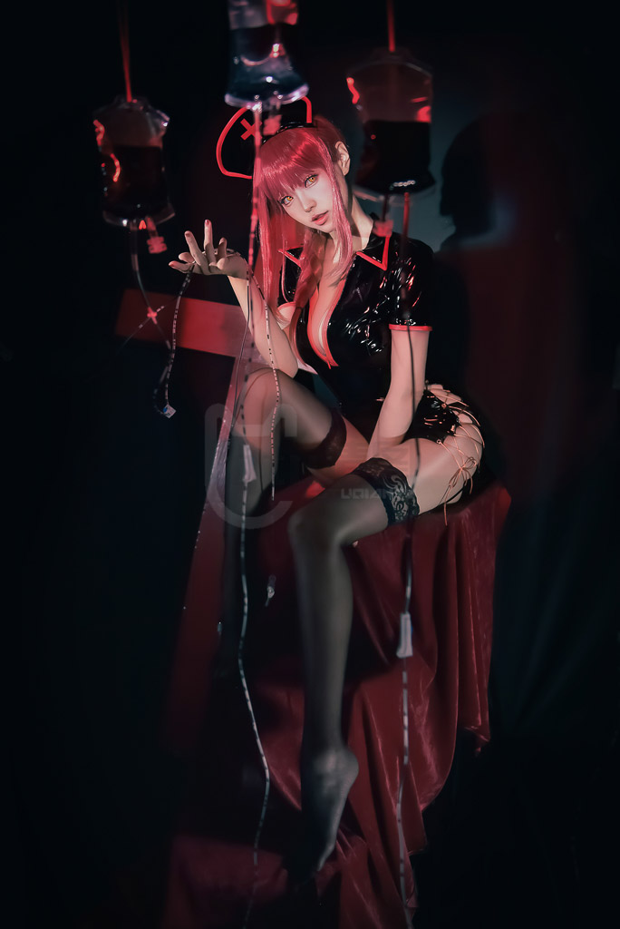 Coser@ElyEE子 Vol.90 Makima Black Nurse-倩图社