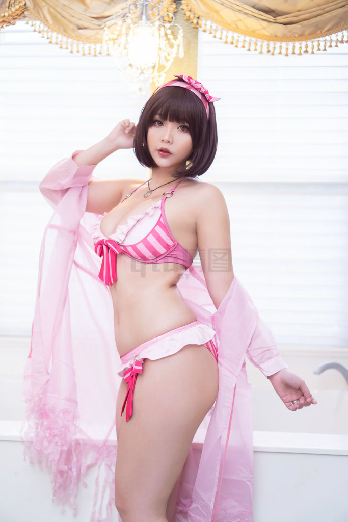Coser@Hana Bunny Vol.125 Megumi Swimsuit-倩图社