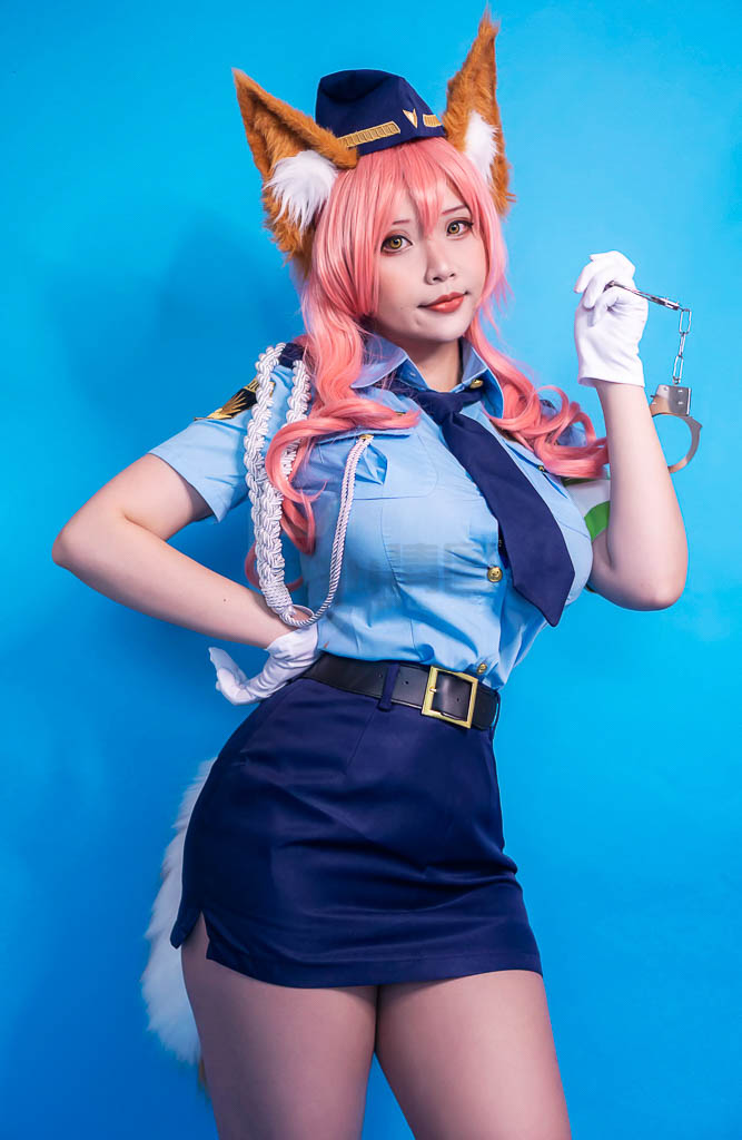 Coser@Hana Bunny Vol.152 Police Tamamo-倩图社