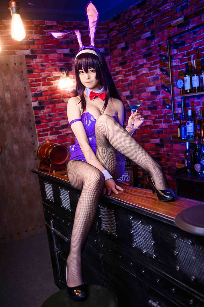 Coser@蜜汁猫裘 Vol.18 诗羽兔女郎-倩图社
