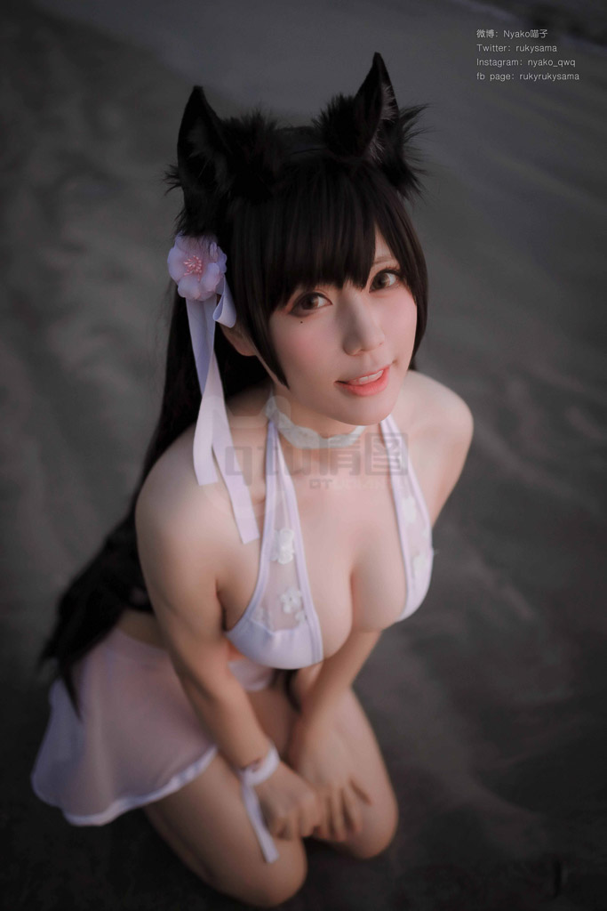 Coser@Nyako喵子 Vol.14 爱宕泳装-倩图社