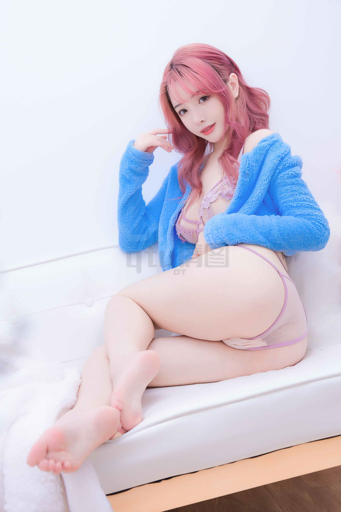 Coser@雯妹不讲道理 Vol.34 蓝粉色-倩图社