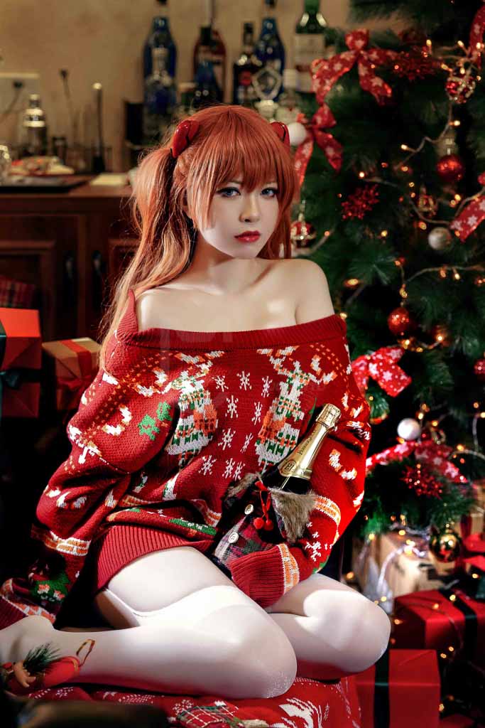 Coser@半半子 Vol.45 式波・ー ASUKA Christmas-倩图社