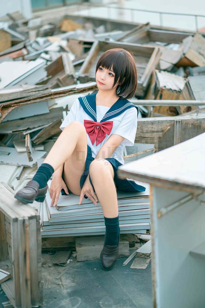 Coser@蠢沫沫 Vol.35 天台JK-倩图社