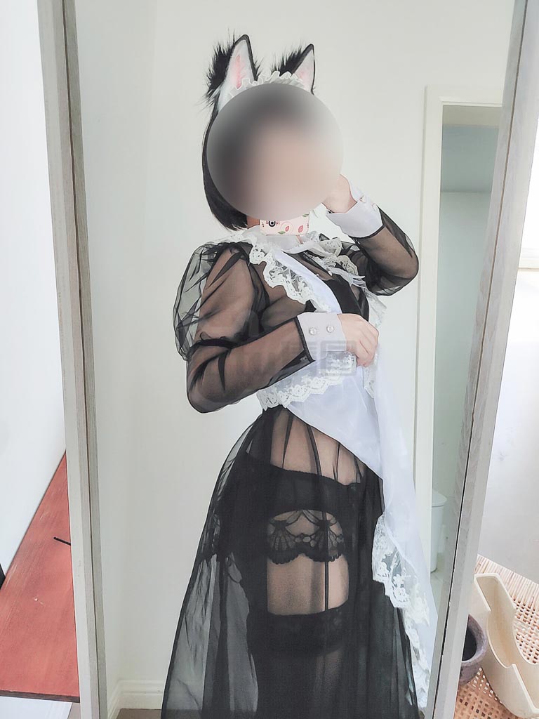 Coser@蠢沫沫 Vol.37 透明女仆自拍-倩图社