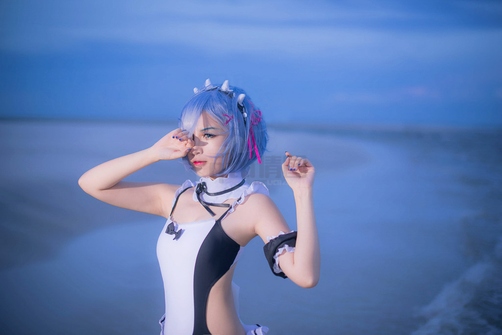 Coser@二佐Nisa Vol.120 蕾姆1号本 泳衣2-倩图社