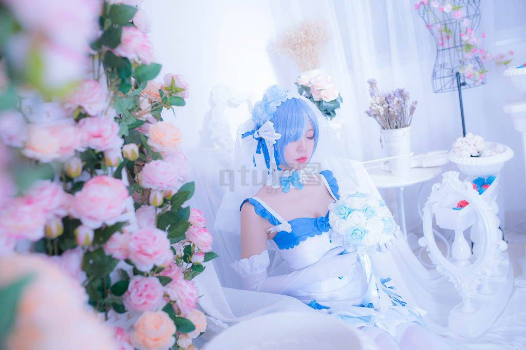 Coser@二佐Nisa Vol.123 蕾姆2号本 雷姆花嫁-倩图社