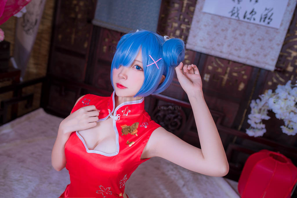 Coser@二佐Nisa Vol.128 蕾姆2号本 蕾姆旗袍-倩图社