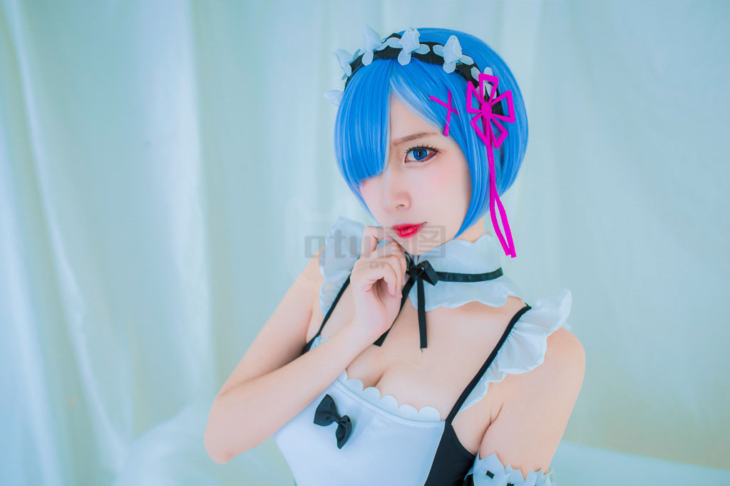 Coser@二佐Nisa Vol.129 蕾姆2号本 蕾姆泳装-倩图社