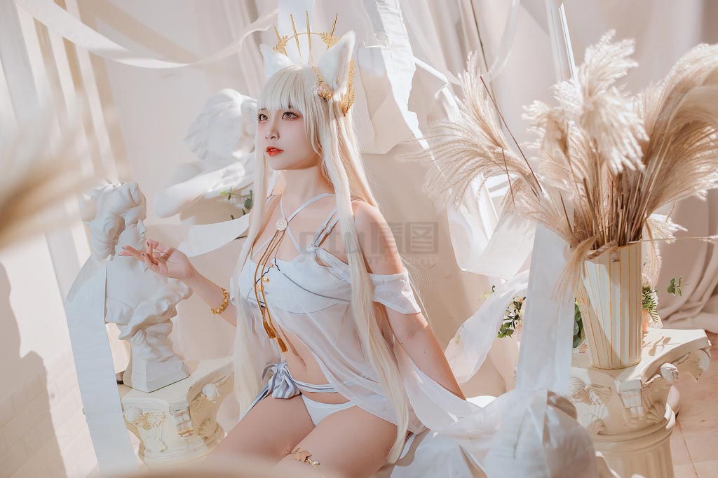 Coser@二佐Nisa Vol.16 2月铁粉福利 方舟白金泳装-倩图社