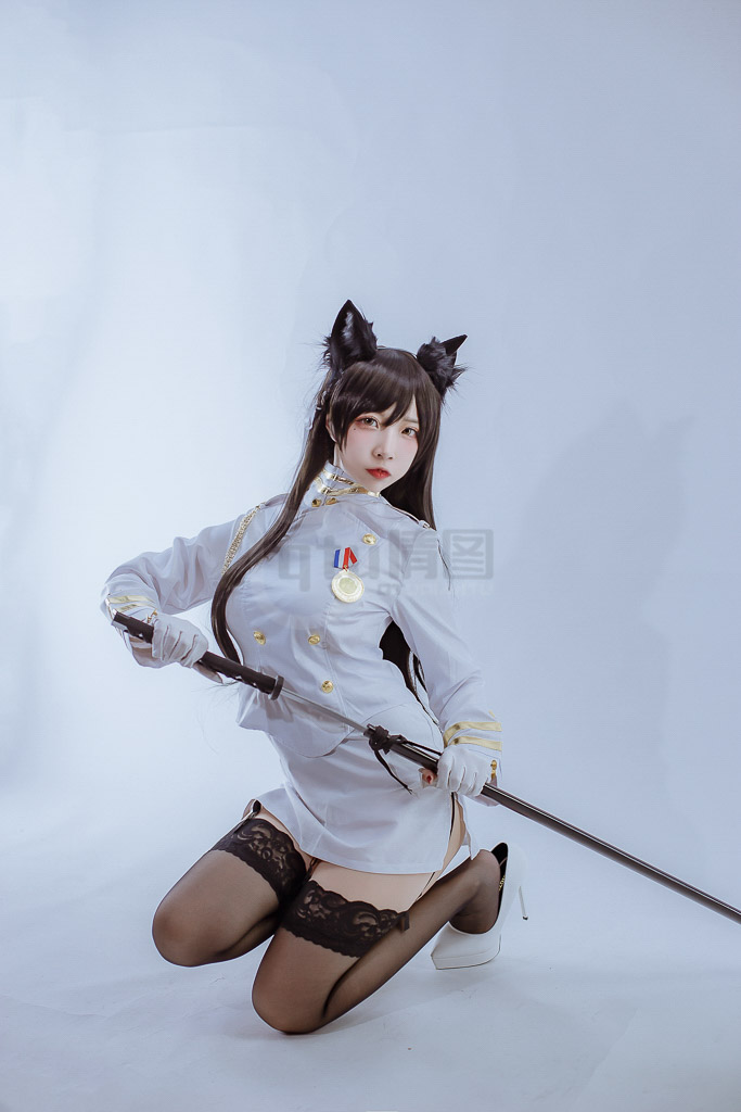 Coser@二佐Nisa Vol.189 犬之眷 碧蓝爱宕军装-倩图社
