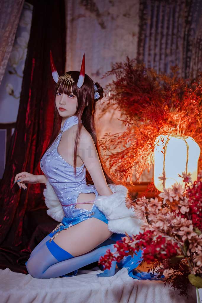 Coser@二佐Nisa Vol.19 碧蓝航线 能代旗袍-倩图社