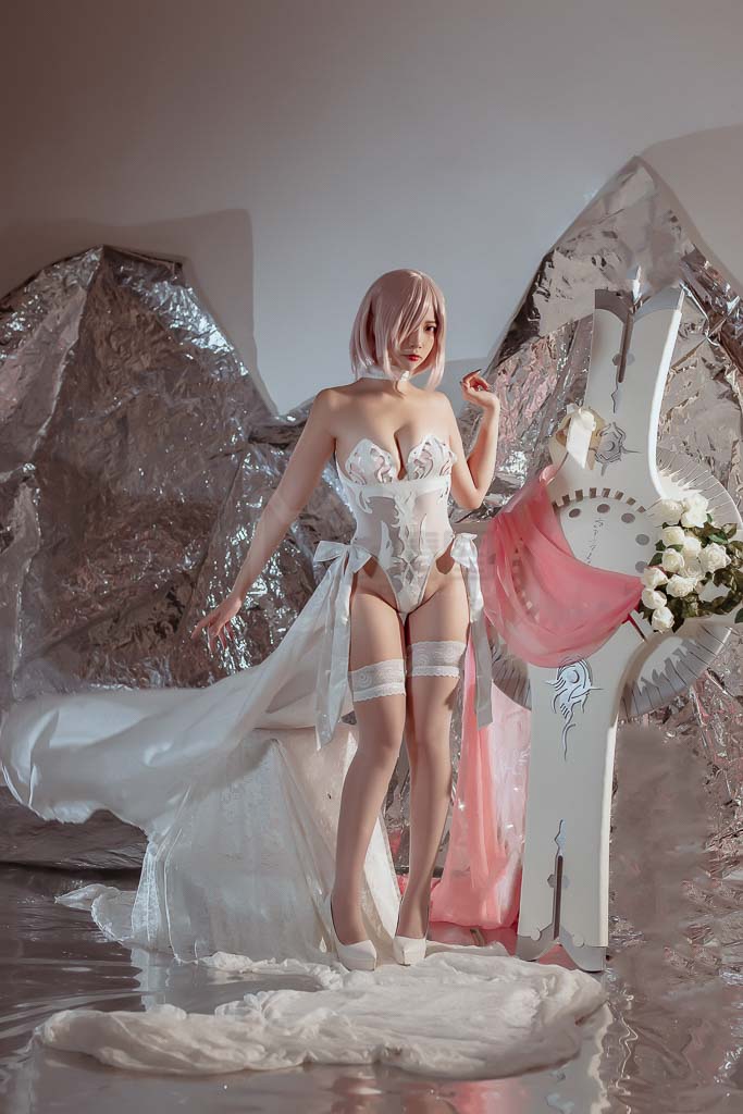 Coser@二佐Nisa Vol.28 玛修婚纱-倩图社