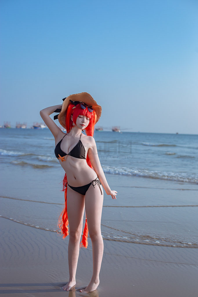 Coser@二佐Nisa Vol.31 碧蓝火奴鲁鲁泳装-倩图社