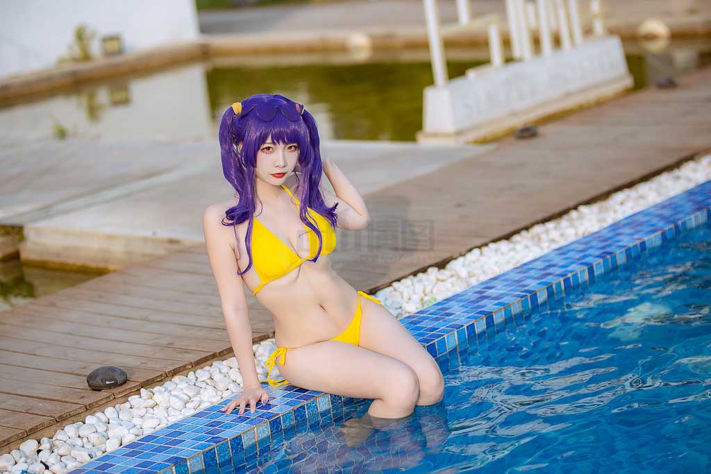 Coser@二佐Nisa Vol.54 碧蓝波拉泳装-倩图社