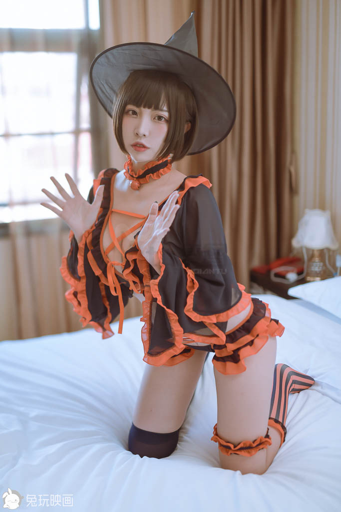 Coser@二佐Nisa Vol.72 兔玩映画 万圣节女巫-倩图社
