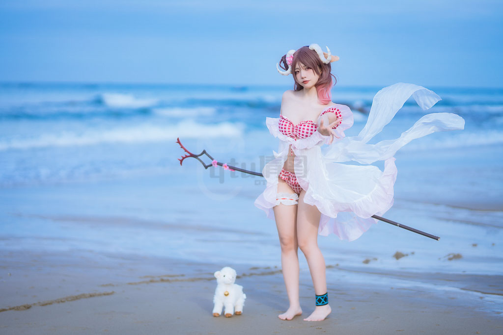 Coser@二佐Nisa Vol.86 泰拉夏日纪事 艾雅法拉泳装-倩图社