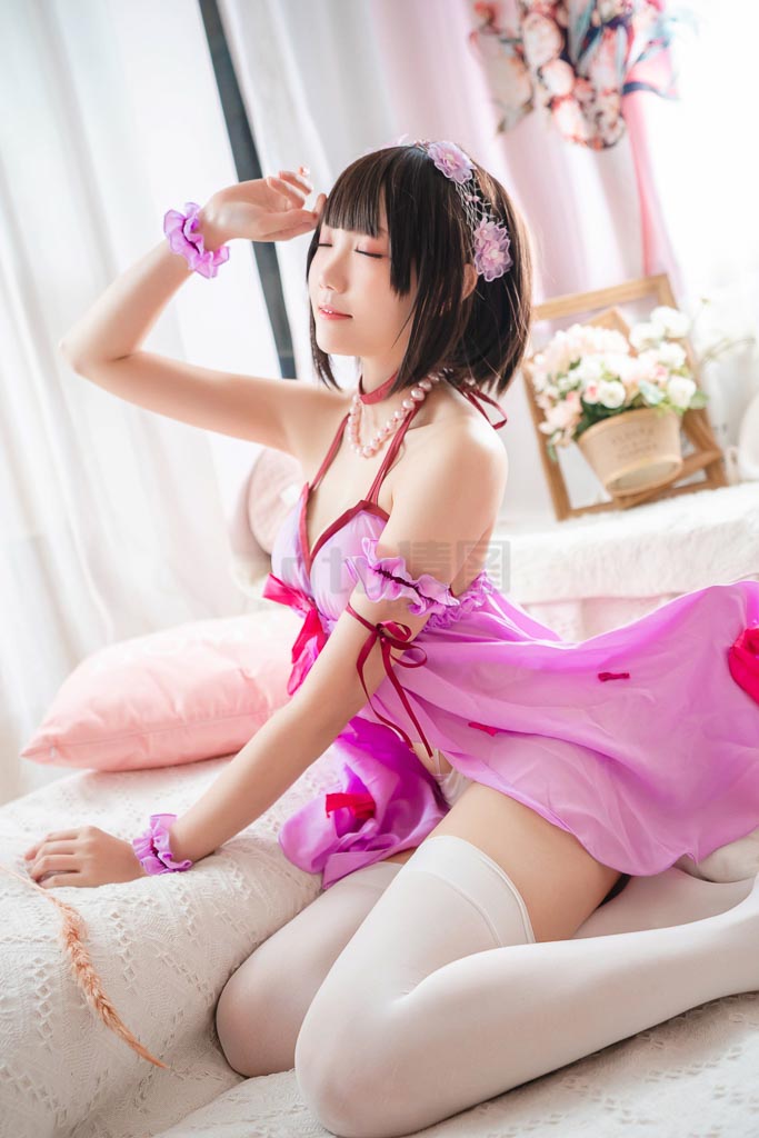 Coser@瓜希酱 Vol.14 加藤惠 睡衣-倩图社