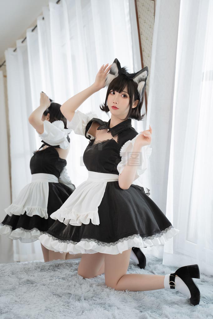 Coser@面饼仙儿 Vol.113 开胸女仆-倩图社