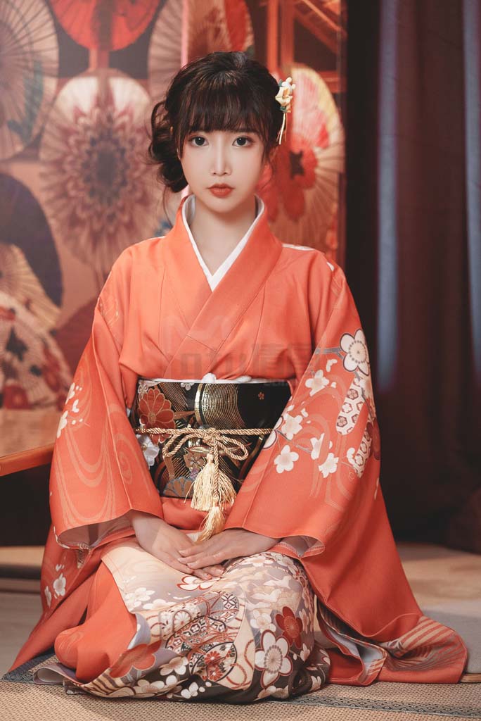 Coser@面饼仙儿 Vol.131 饼子和服内景-倩图社