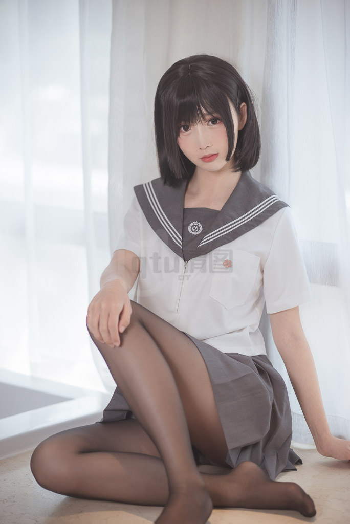 Coser@面饼仙儿 Vol.16 脑内少女 黑丝JK-倩图社