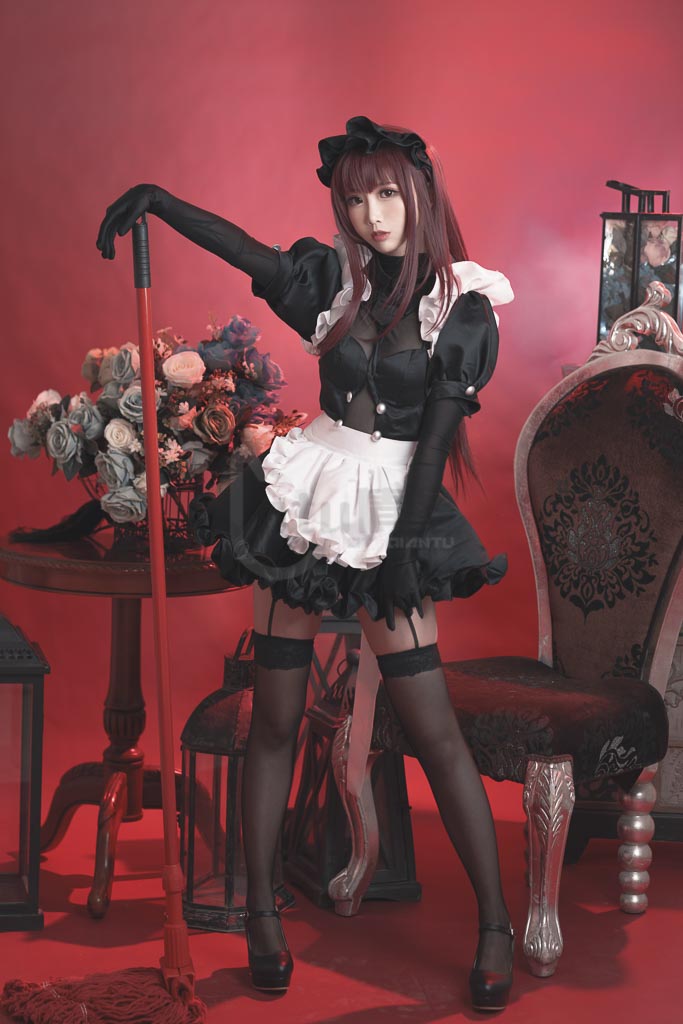 Coser@面饼仙儿 Vol.56 斯卡哈女仆-倩图社