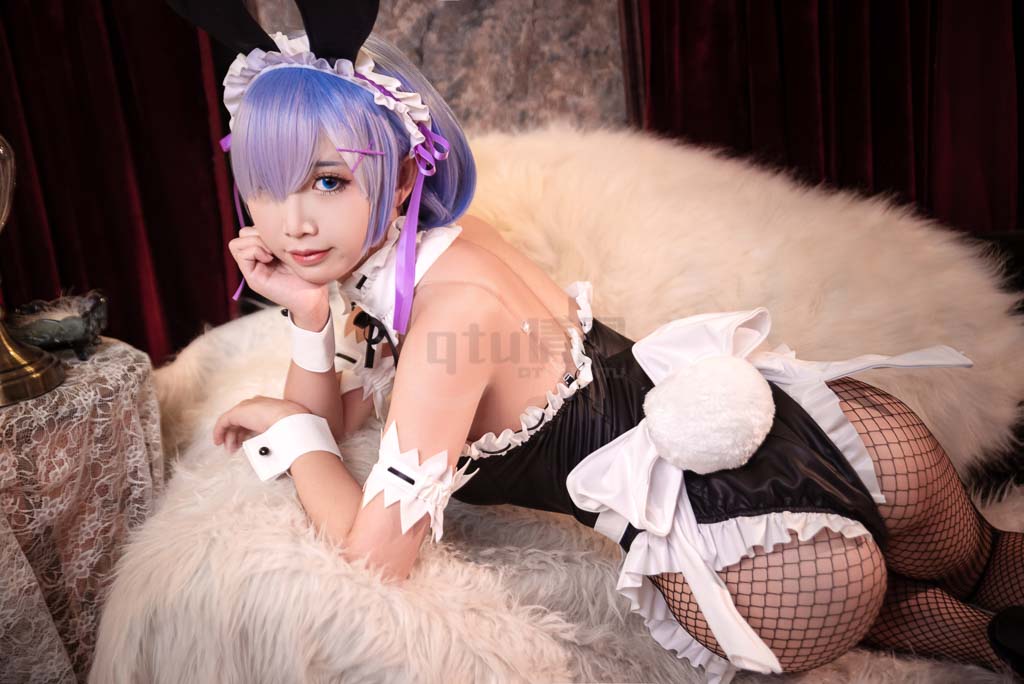 Coser@面饼仙儿 Vol.58 网袜蕾姆-倩图社