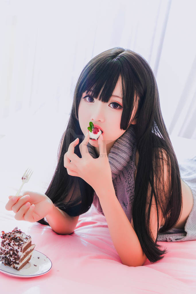 Coser@面饼仙儿 Vol.6 露背毛衣-倩图社