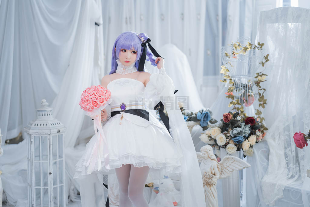 Coser@面饼仙儿 Vol.87 独角兽婚纱-倩图社