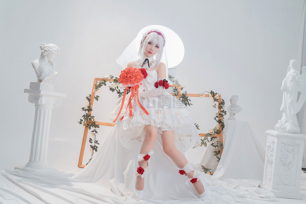 Coser@面饼仙儿 Vol.89 德丽莎婚纱-倩图社