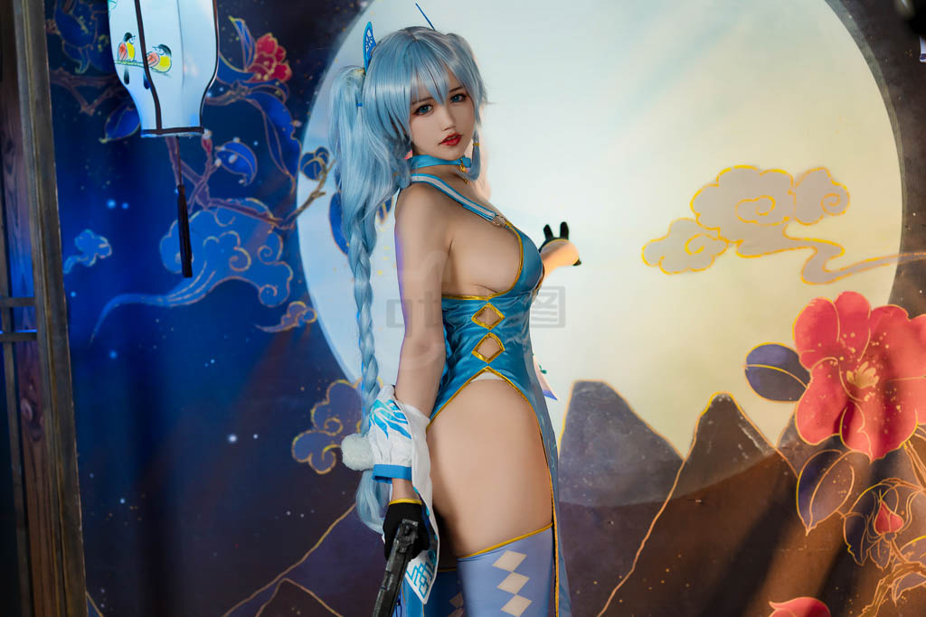 Coser@小仓千代w Vol.121 pa15旗袍-倩图社