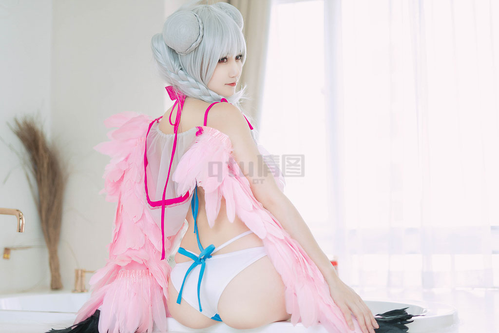 Coser@小仓千代w Vol.200 舰长 可畏泳装-倩图社