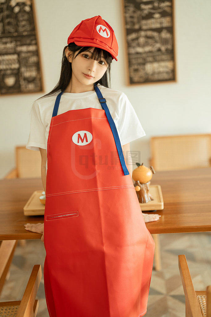 Coser@桜井宁宁 Vol.119 马里奥围裙-倩图社