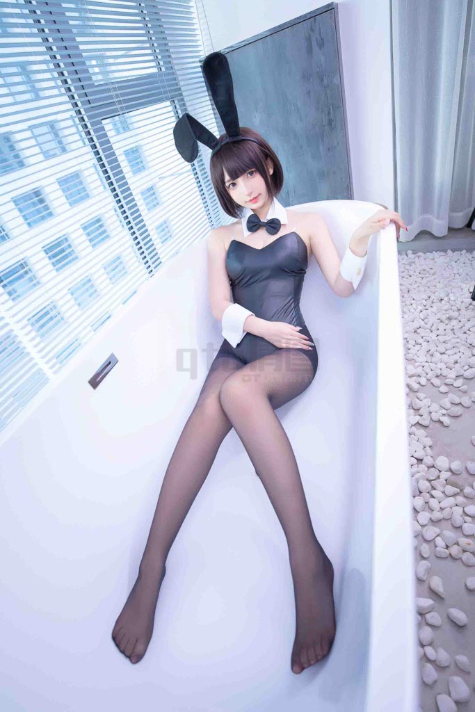 Coser@神楽坂真冬 Vol.26 兔女郎与钢管《バニーバブル》-倩图社